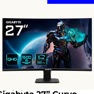Gigabyte 27” Curvo