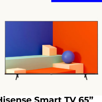 Hisense Smart TV 65” UHD 4K
