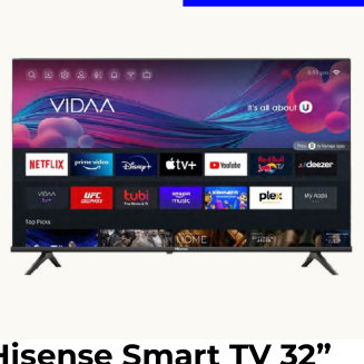 Hisense Smart TV 32” HD